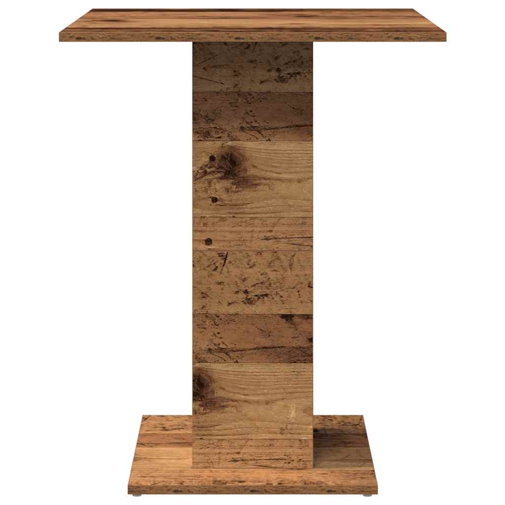 vidaXL Bistro Table Old Wood 60x60x75 cm Engineered Wood