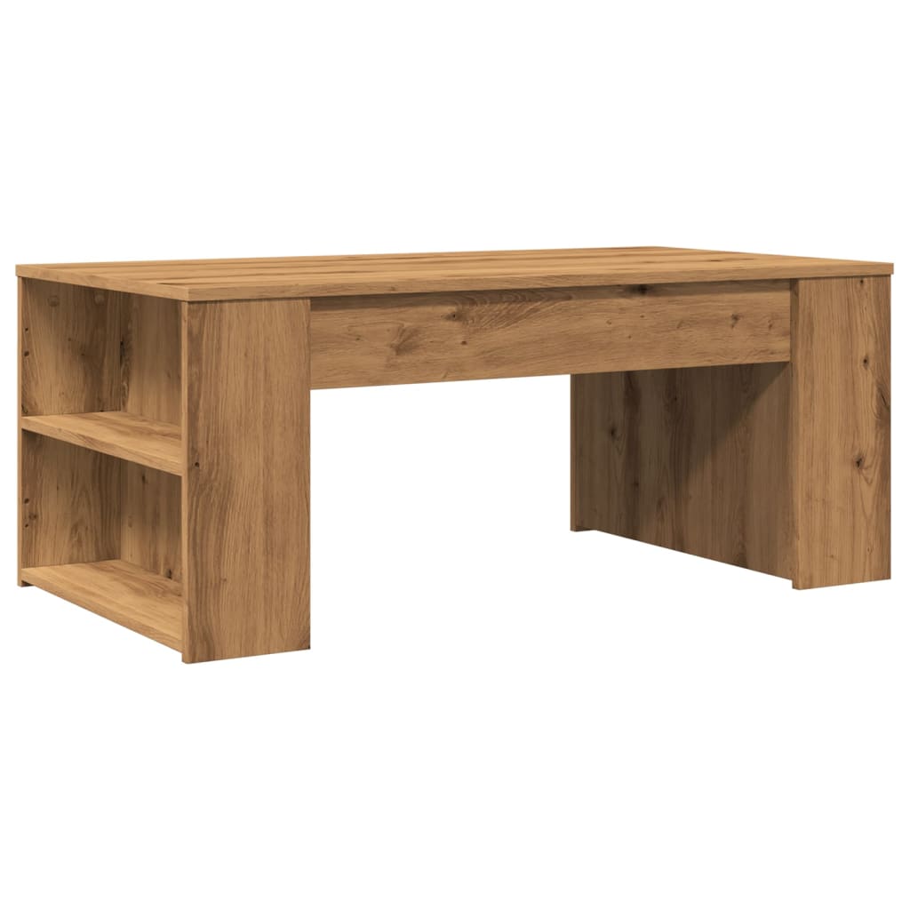 vidaXL Coffee Table Artisan Oak 102x55x42 cm Engineered Wood