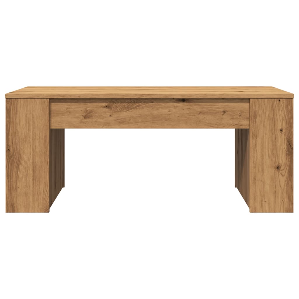 vidaXL Coffee Table Artisan Oak 102x55x42 cm Engineered Wood