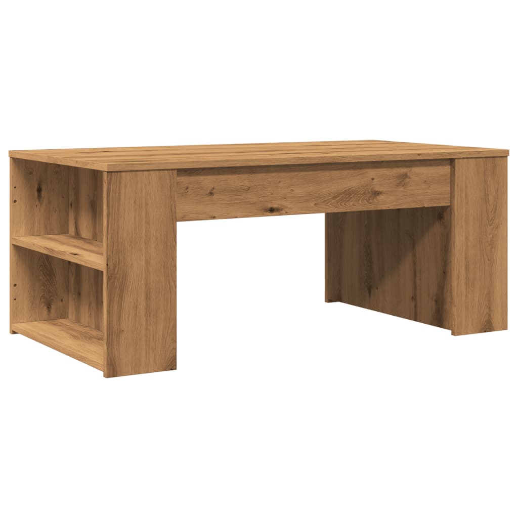 vidaXL Coffee Table Artisan Oak 102x55x42 cm Engineered Wood