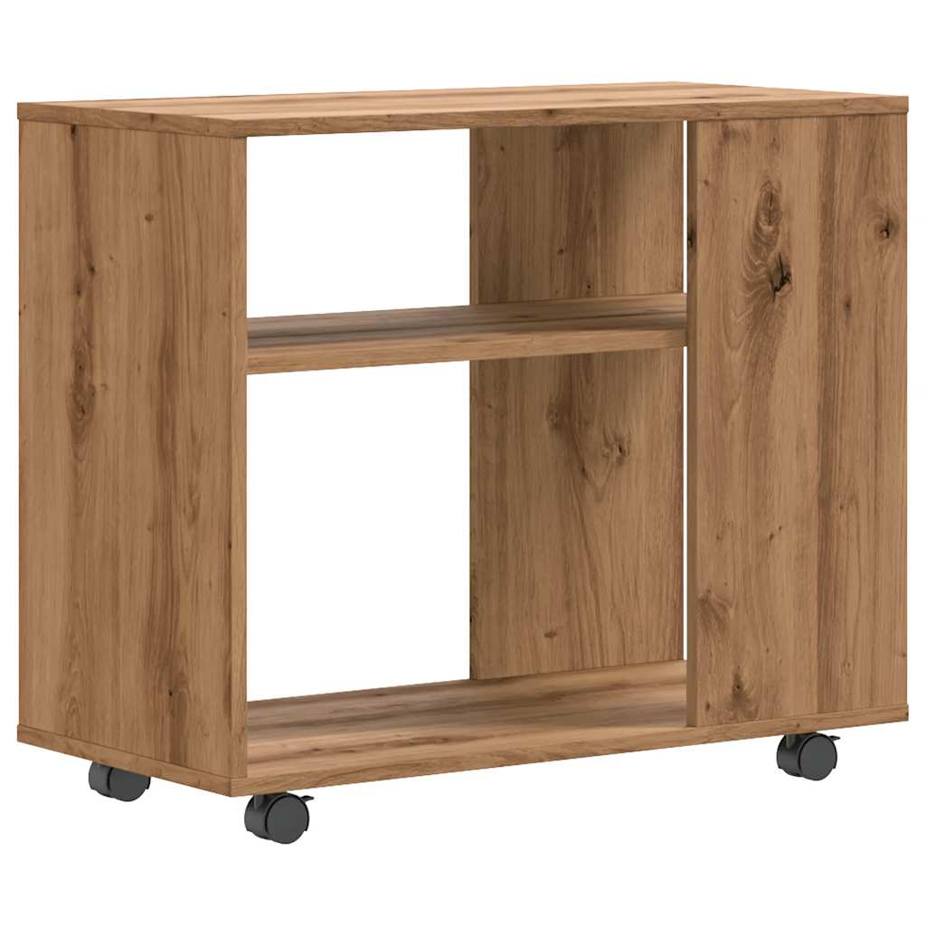 Side Table Artisan Oak 70x35x60.5 cm Engineered Wood