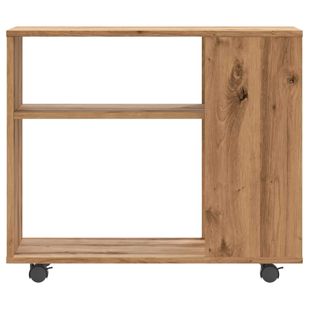 Side Table Artisan Oak 70x35x55 cm Engineered Wood