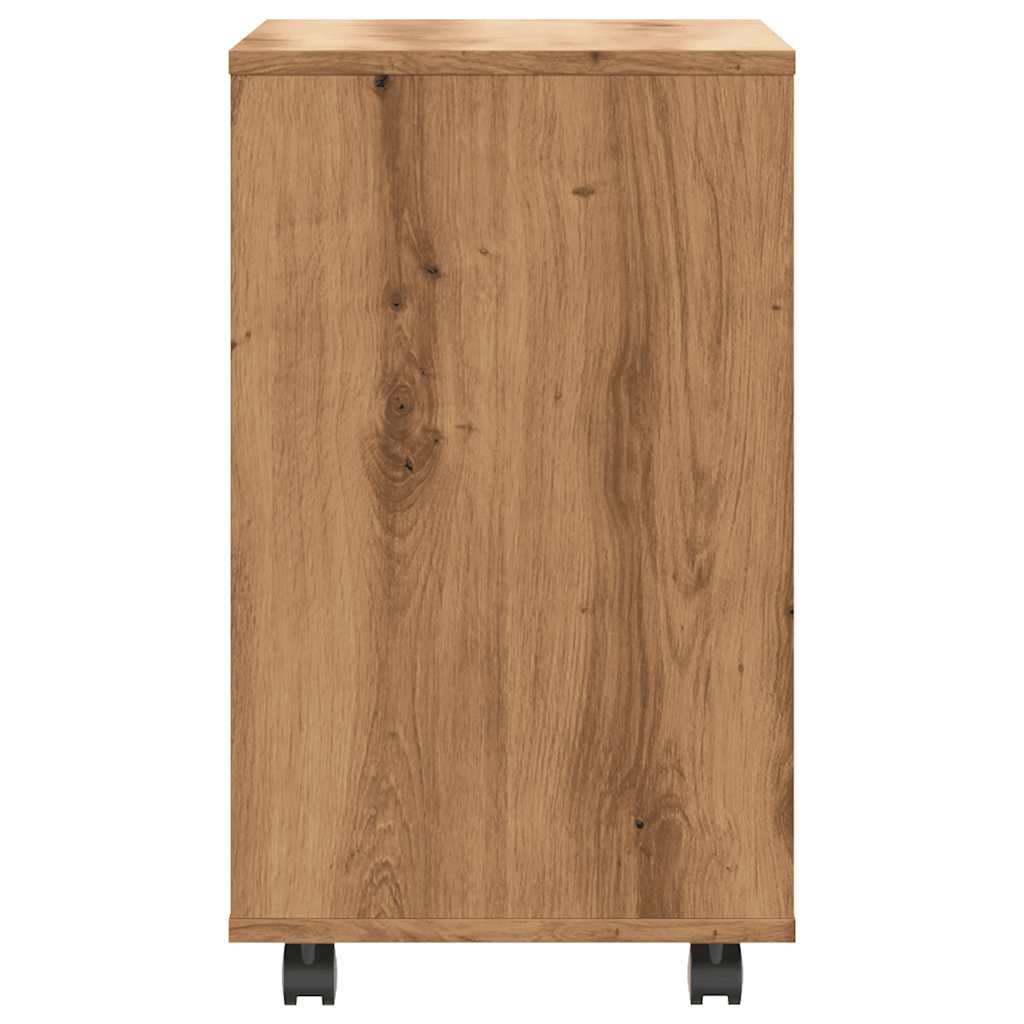 Side Table Artisan Oak 70x35x60.5 cm Engineered Wood