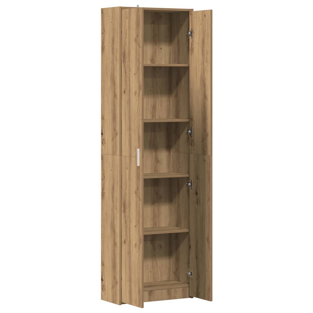 vidaXL Hallway Wardrobe Artisan Oak 55x25x189 cm Engineered Wood