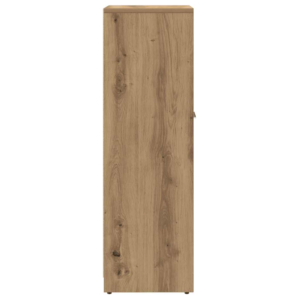 Bathroom Cabinet Artisan Oak 30x30x95 cm Engineered Wood