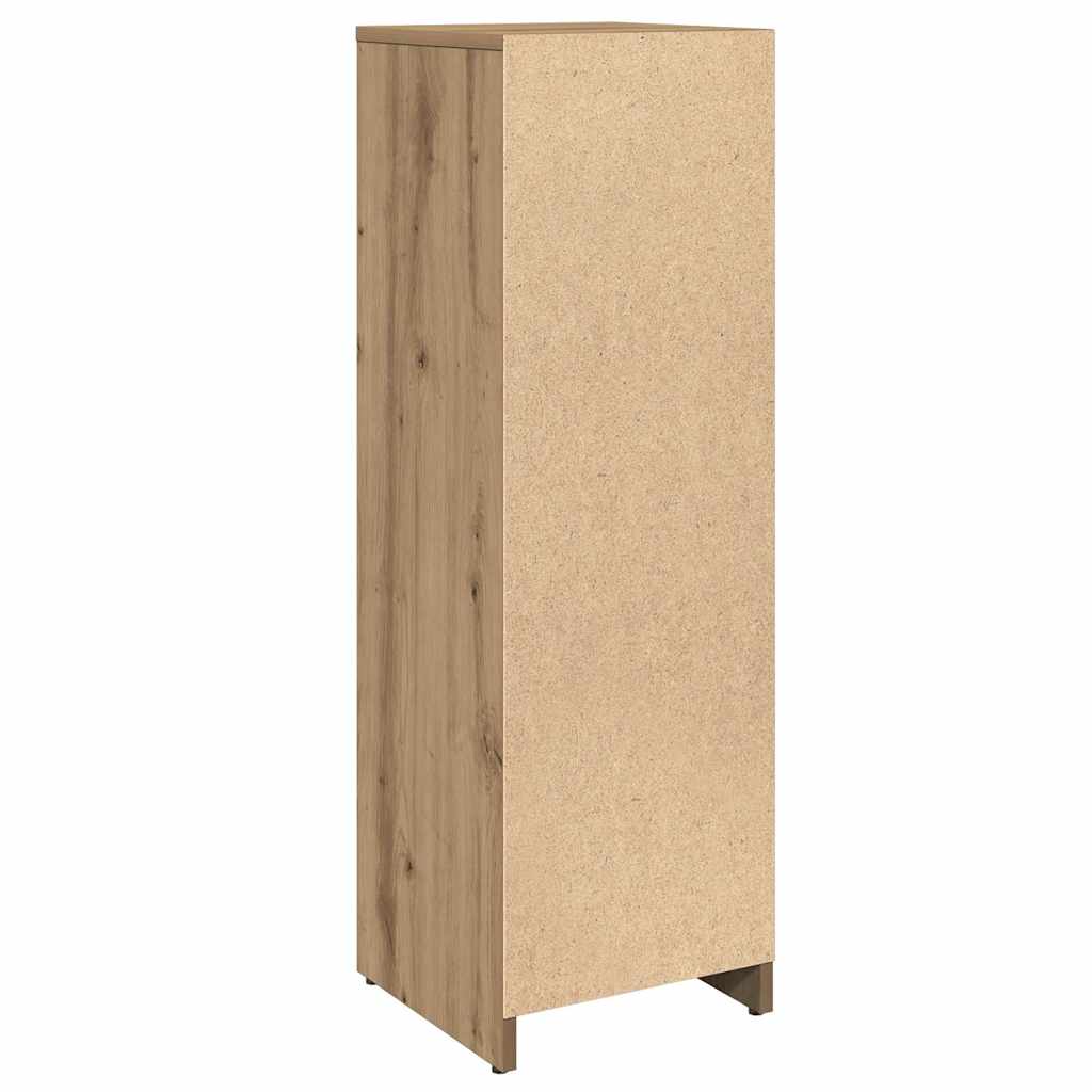 Bathroom Cabinet Artisan Oak 30x30x95 cm Engineered Wood