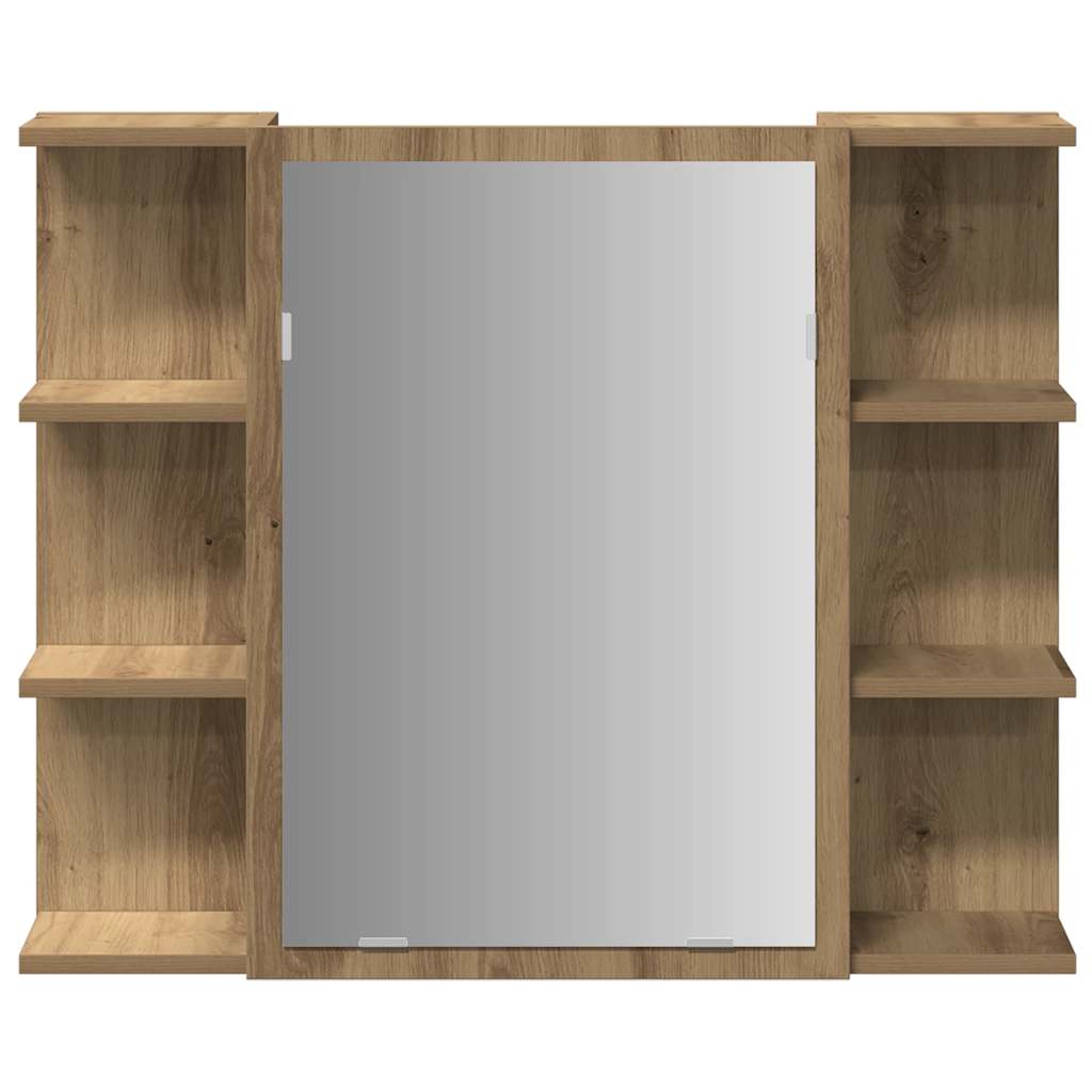 Bathroom Mirror Cabinet Artisan Oak 80x20.5x64 cm