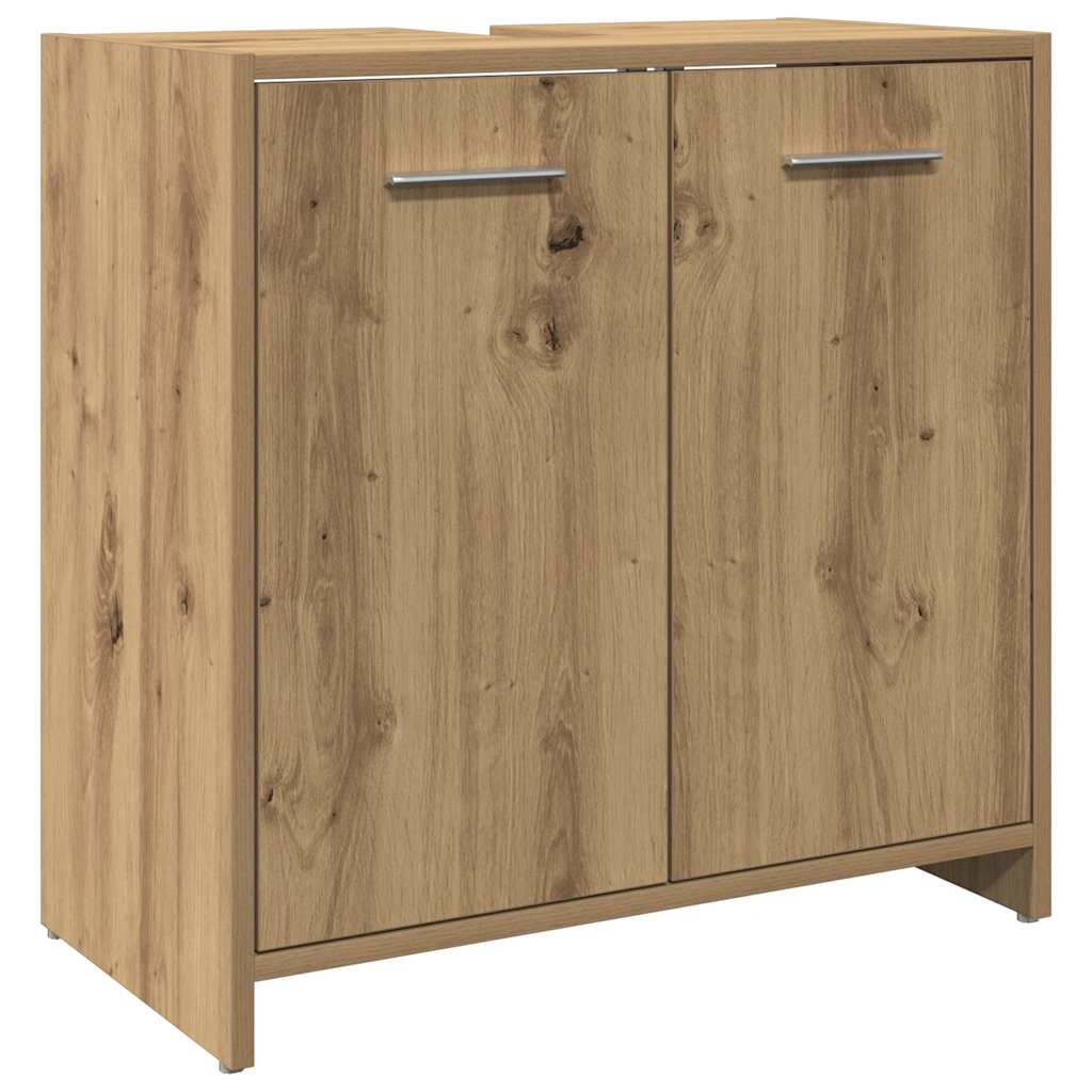 Bathroom Sink Cabinet Artisan Oak 60x33x60 cm Engineered Wood