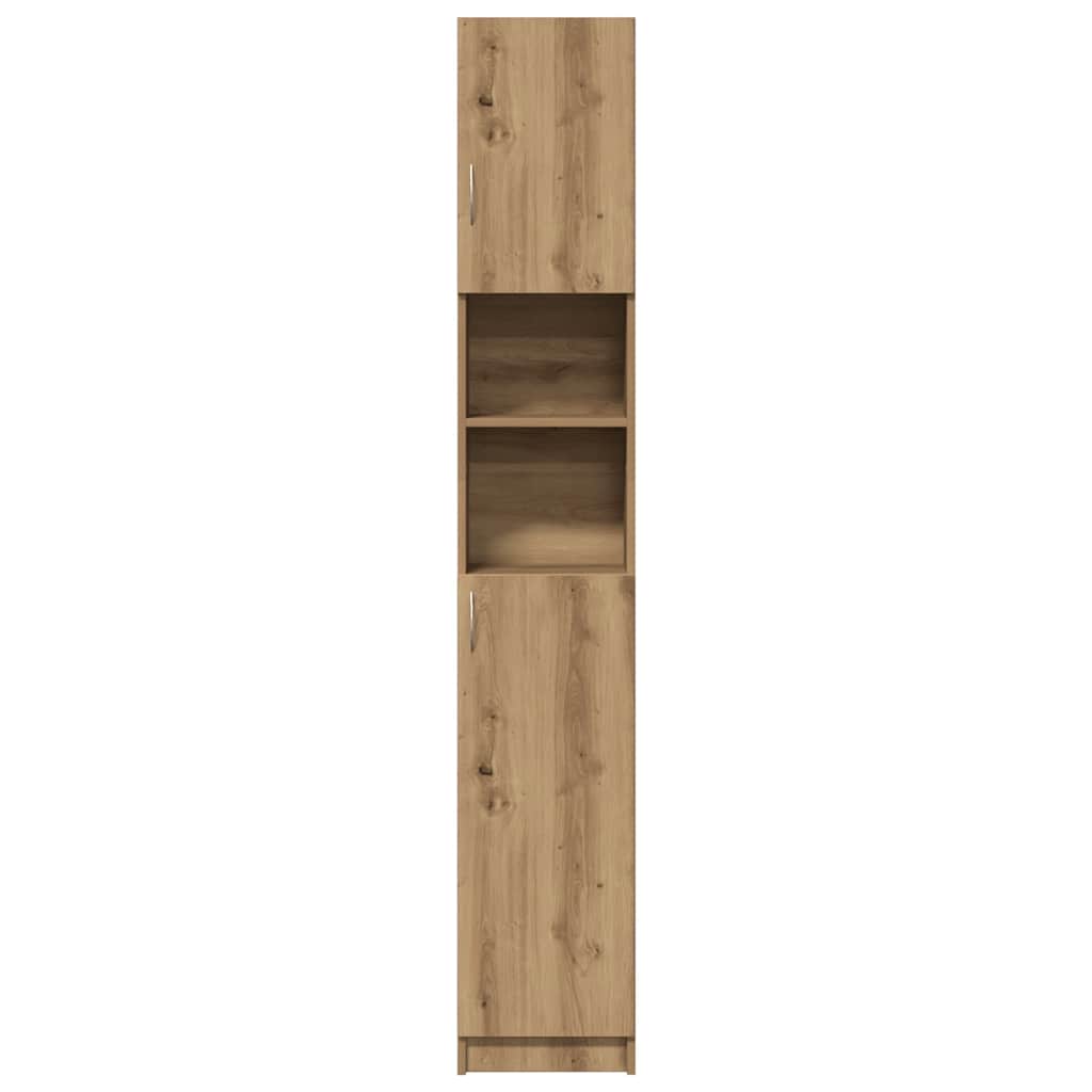 Bathroom Cabinet Artisan Oak 32x25,5x190 cm Engineered Wood
