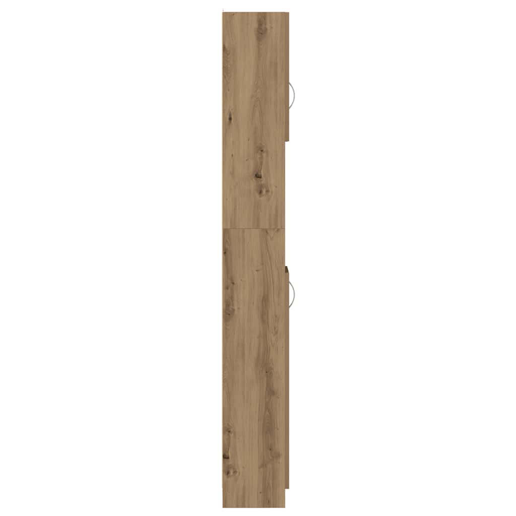 Bathroom Cabinet Artisan Oak 32x25,5x190 cm Engineered Wood