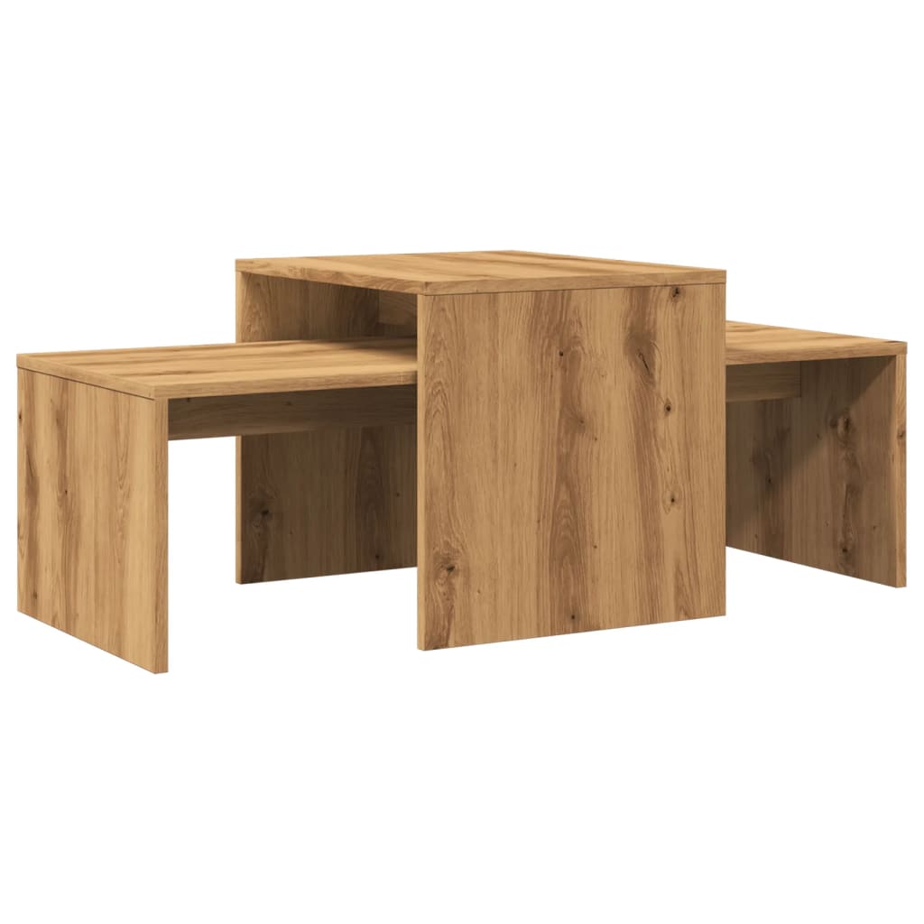 Coffee Table Artisan Oak 100x48x40 cm Engineered Wood