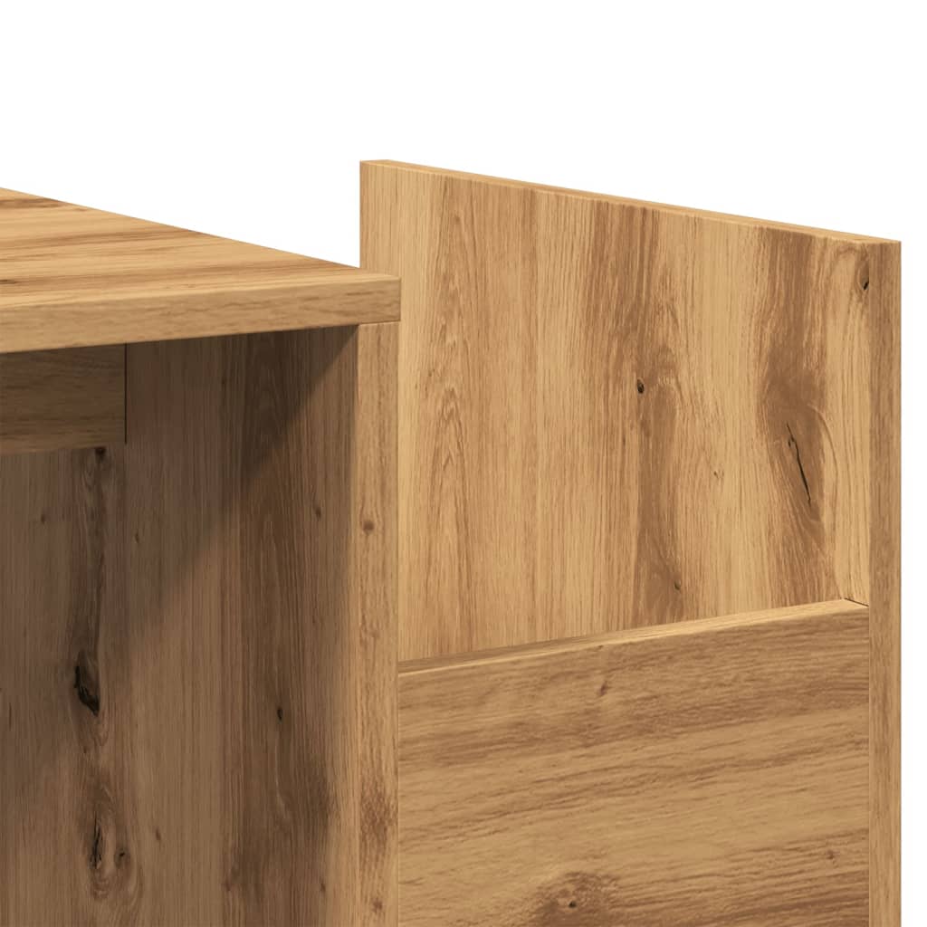 Coffee Table Artisan Oak 90x45x35 cm Engineered Wood