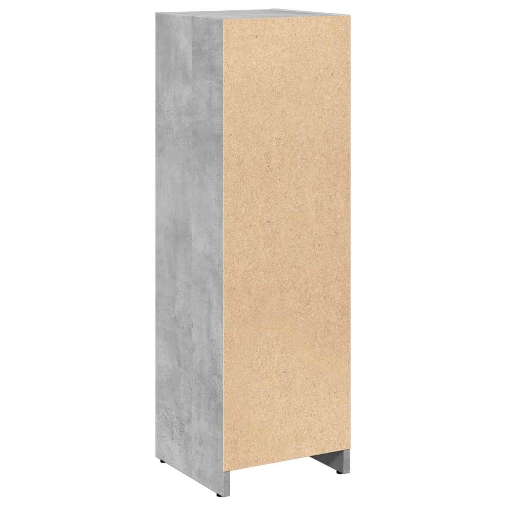 vidaXL Bathroom Cabinet Concrete Grey 30x30x95 cm Engineered Wood