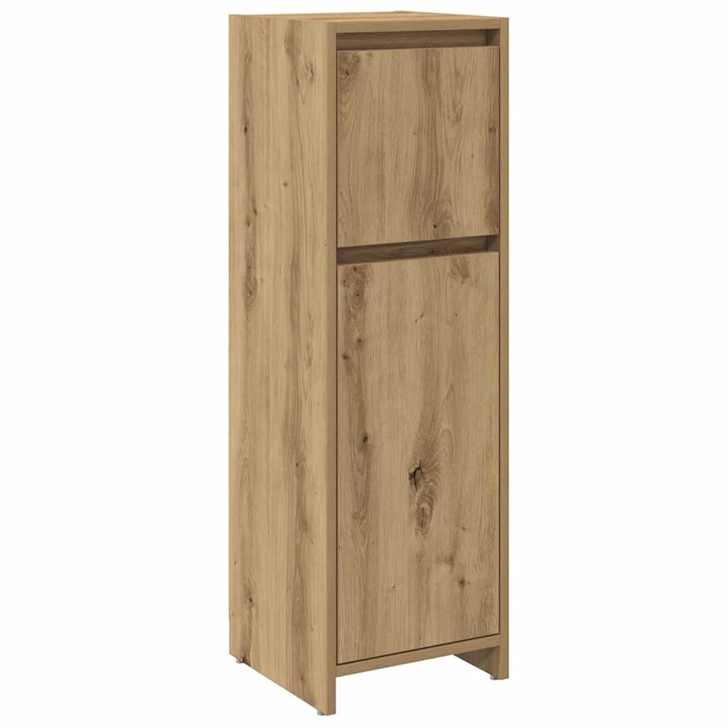 Bathroom Cabinet Artisan Oak 30x30x95 cm Engineered Wood