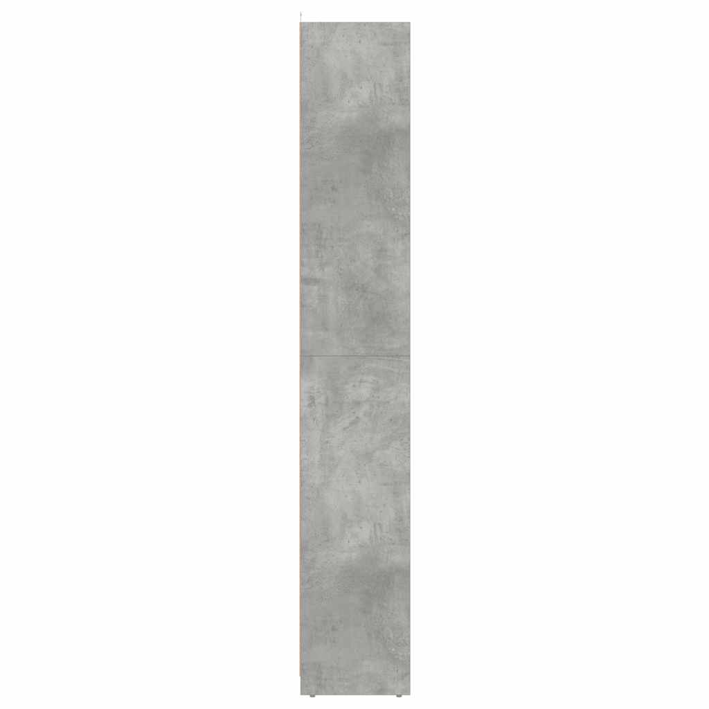 Bathroom Cabinet Concrete Grey 30x30x183,5 cm Engineered Wood