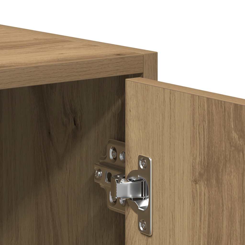 Bathroom Cabinet Artisan Oak 30x30x183,5 cm Engineered Wood