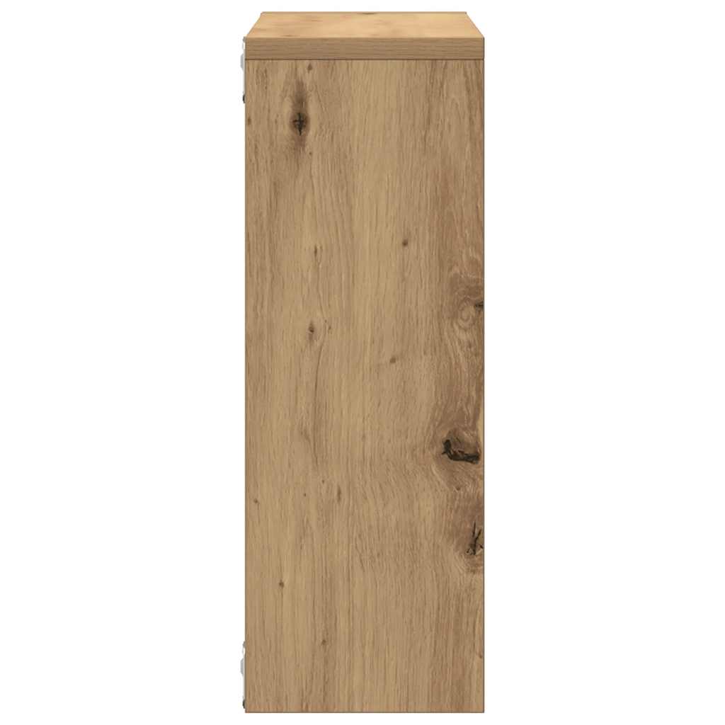 Wall Shelf Artisan Oak 45x16x45 cm Engineered Wood
