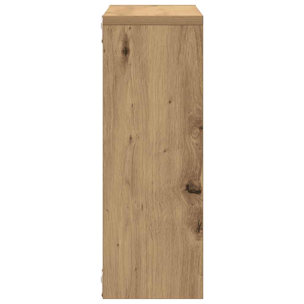 Wall Shelf Artisan Oak 45x16x45 cm Engineered Wood