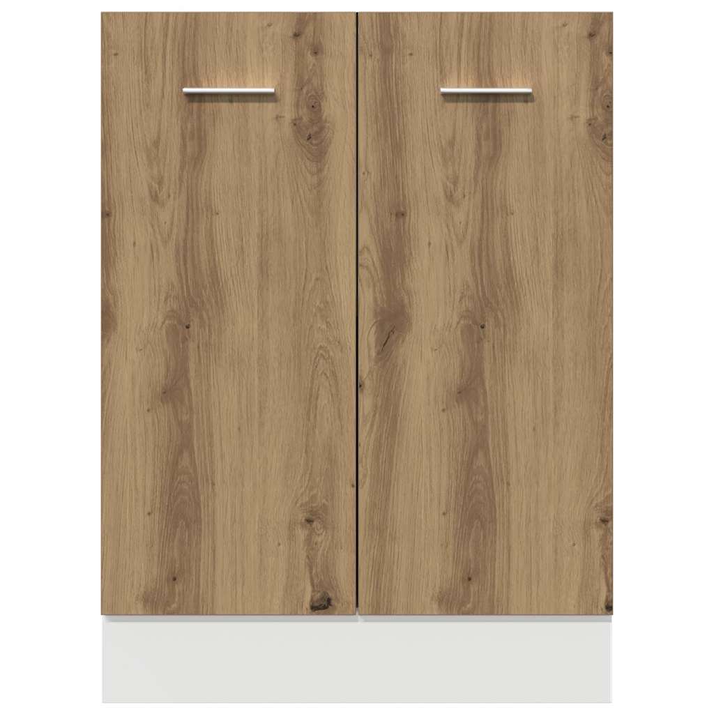 Bottom Cabinet "Lyon" Artisan Oak 60x46x81,5 cm Engineered Wood