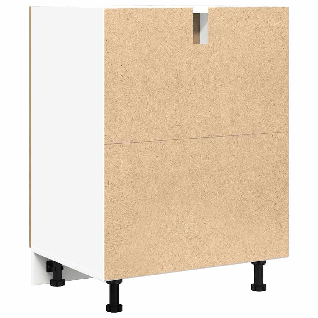 Bottom Cabinet "Lyon" Artisan Oak 60x46x81,5 cm Engineered Wood