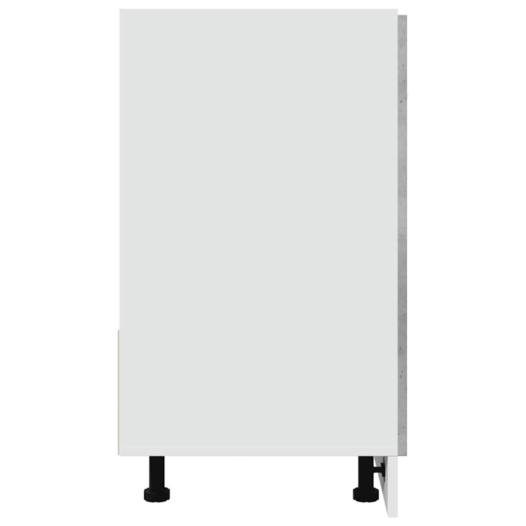Sink Bottom Cabinet "Lyon" Concrete Grey 80x46x81.5 cm