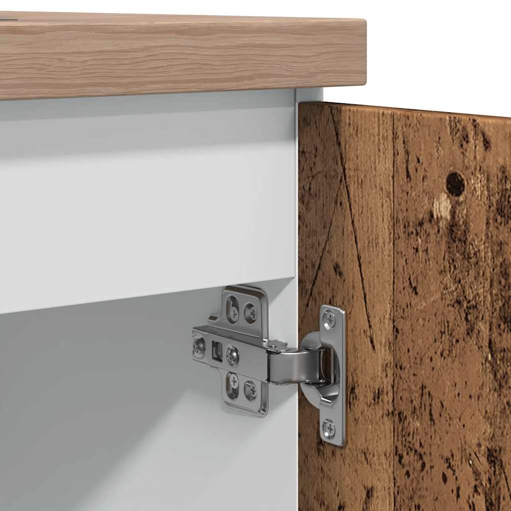 Sink Bottom Cabinet "Lyon" Old Wood 80x46x81,5 cm Engineered Wood
