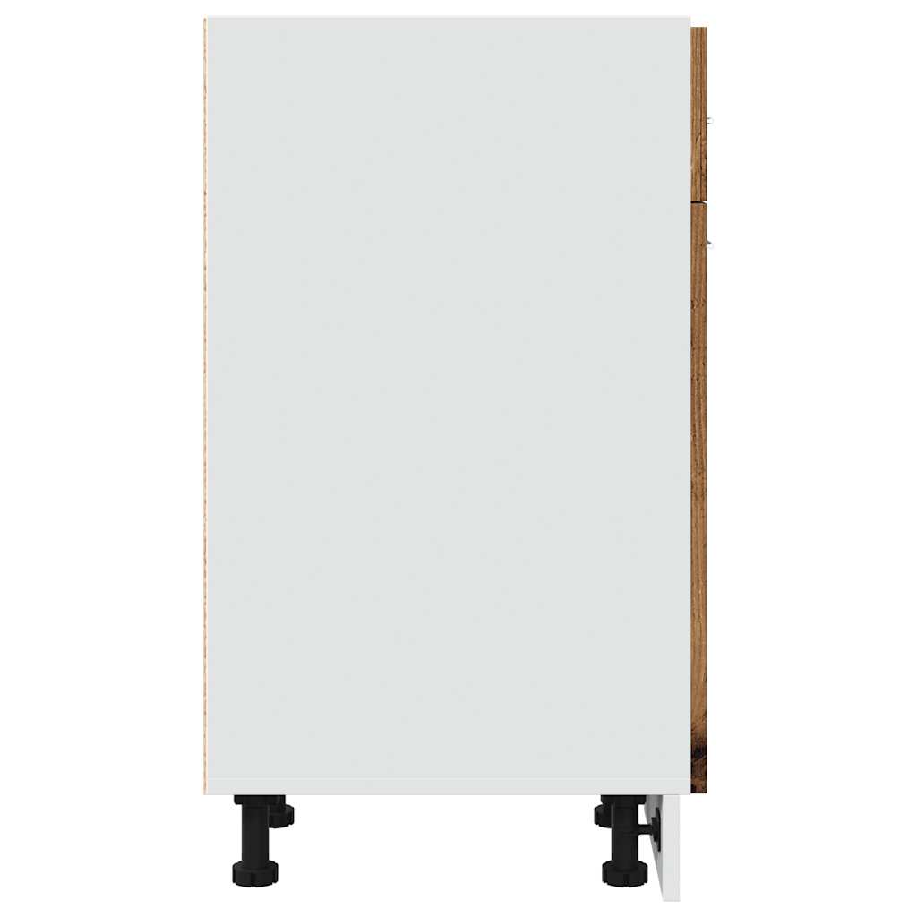 Drawer Bottom Cabinet Lyon Old Wood 30x46x81.5 cm Engineered Wood