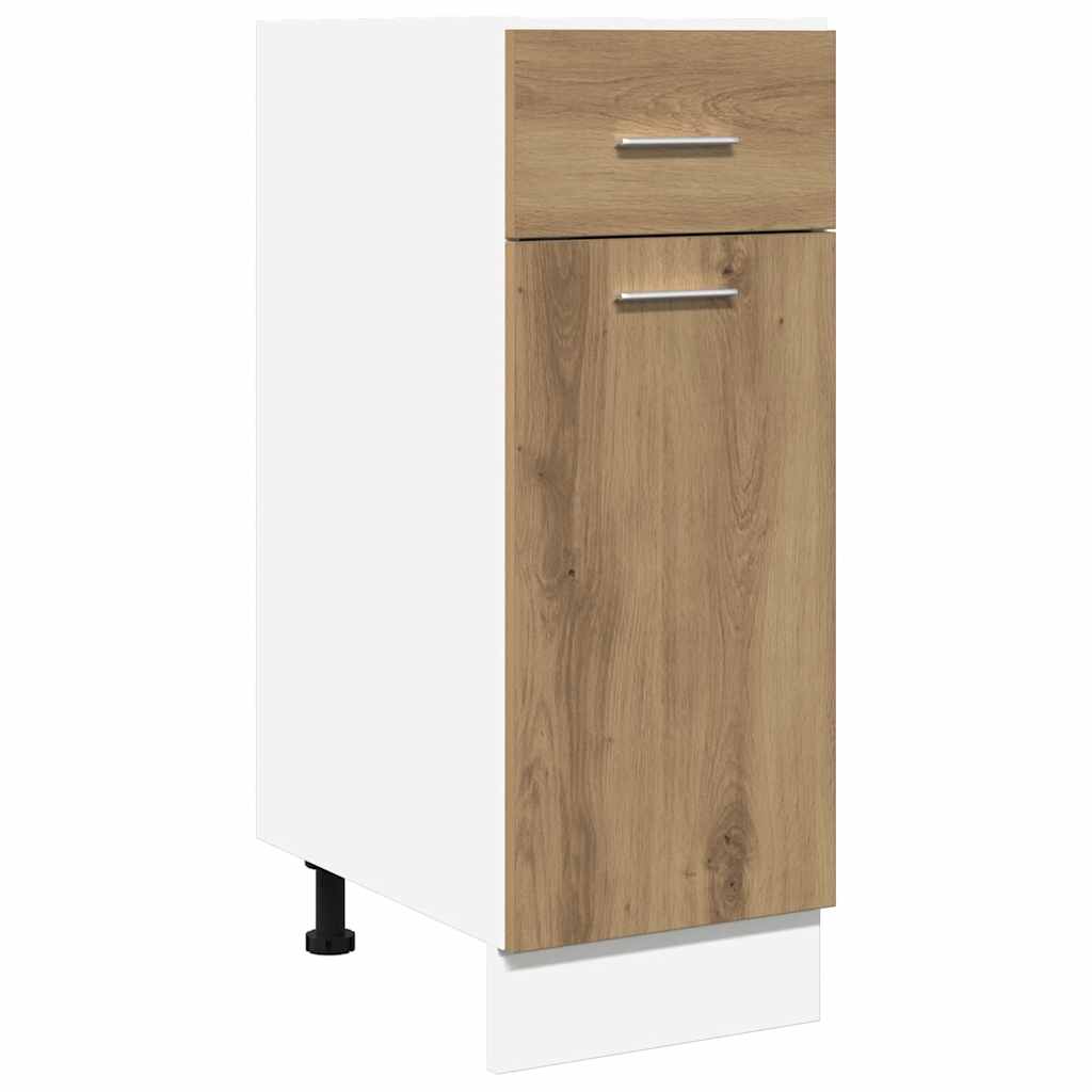 Drawer Bottom Cabinet "Lyon" Artisan Oak 30x46x81.5 cm