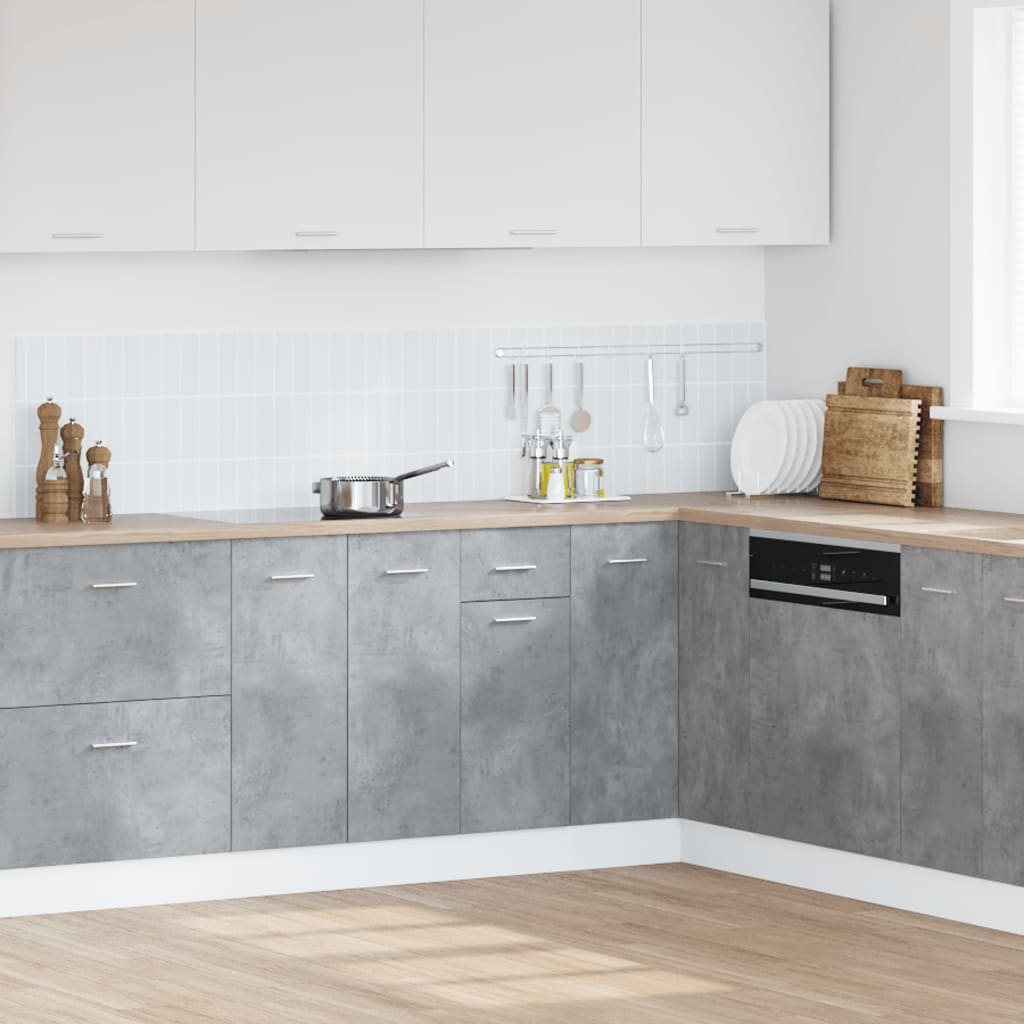 Drawer Bottom Cabinet "Lyon" Concrete Grey 40x46x81.5 cm