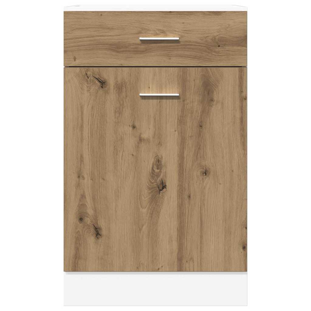 Drawer Bottom Cabinet "Lyon" Artisan Oak 40x46x81.5 cm