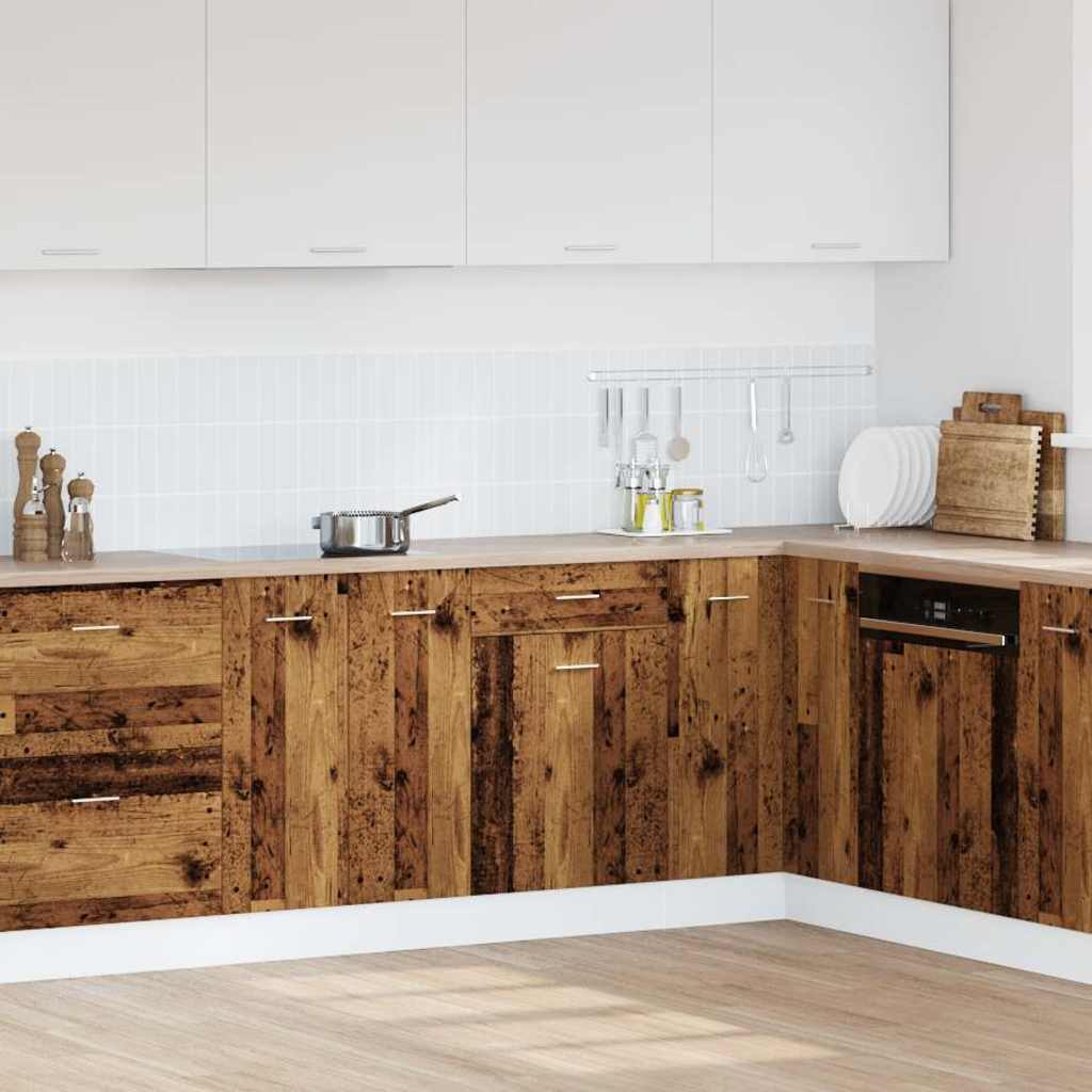 Drawer Bottom Cabinet Lyon Old Wood 50x46x81.5 cm Engineered Wood