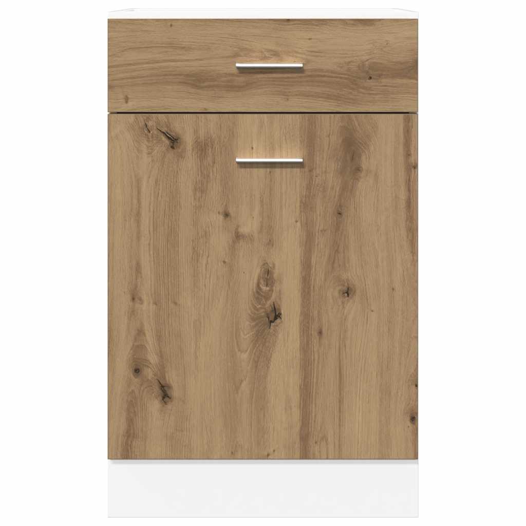 Drawer Bottom Cabinet "Lyon" Artisan Oak 50x46x81.5 cm