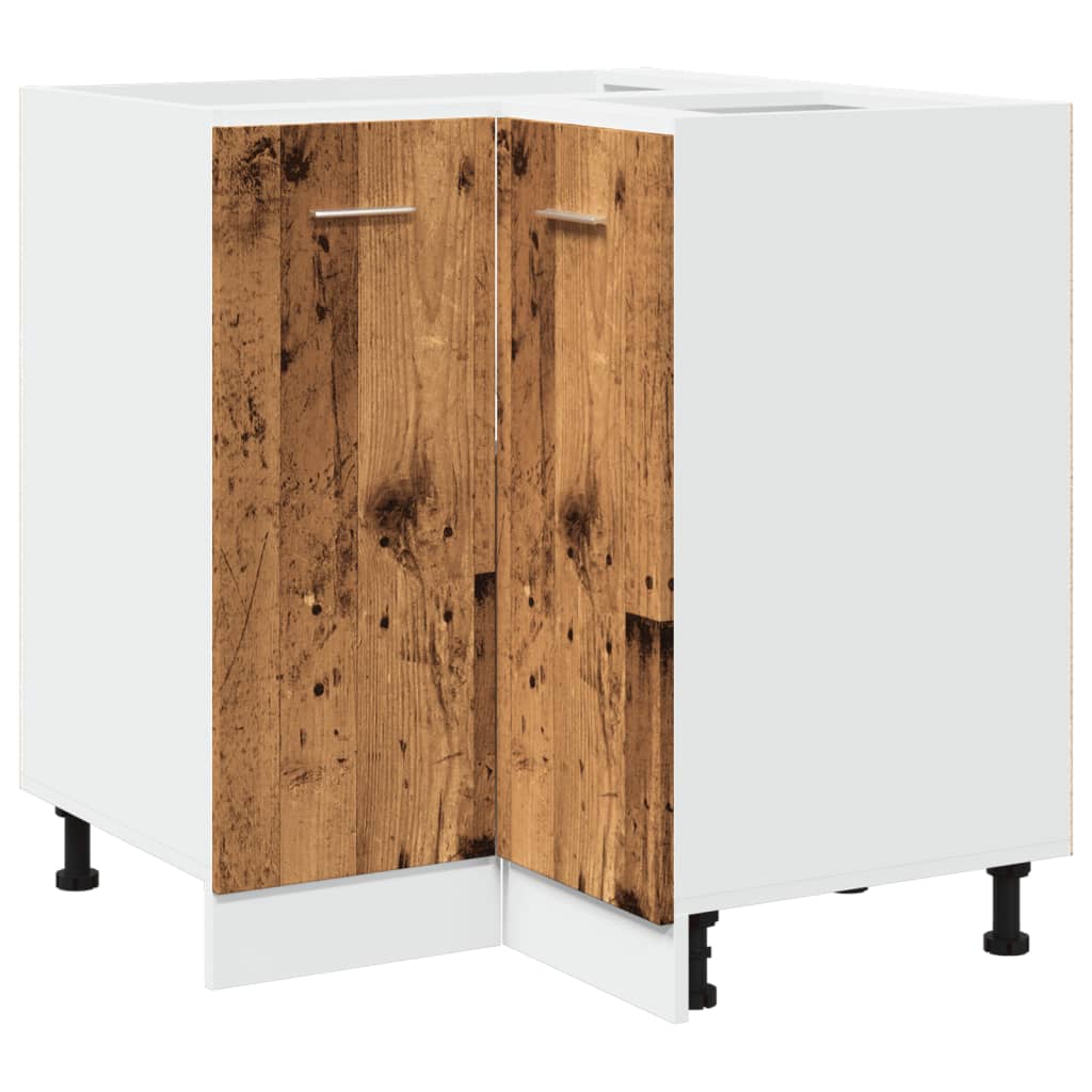 Kitchen Cabinet Lyon Old Wood 75.5x75.5x81.5 cm Engineered Wood