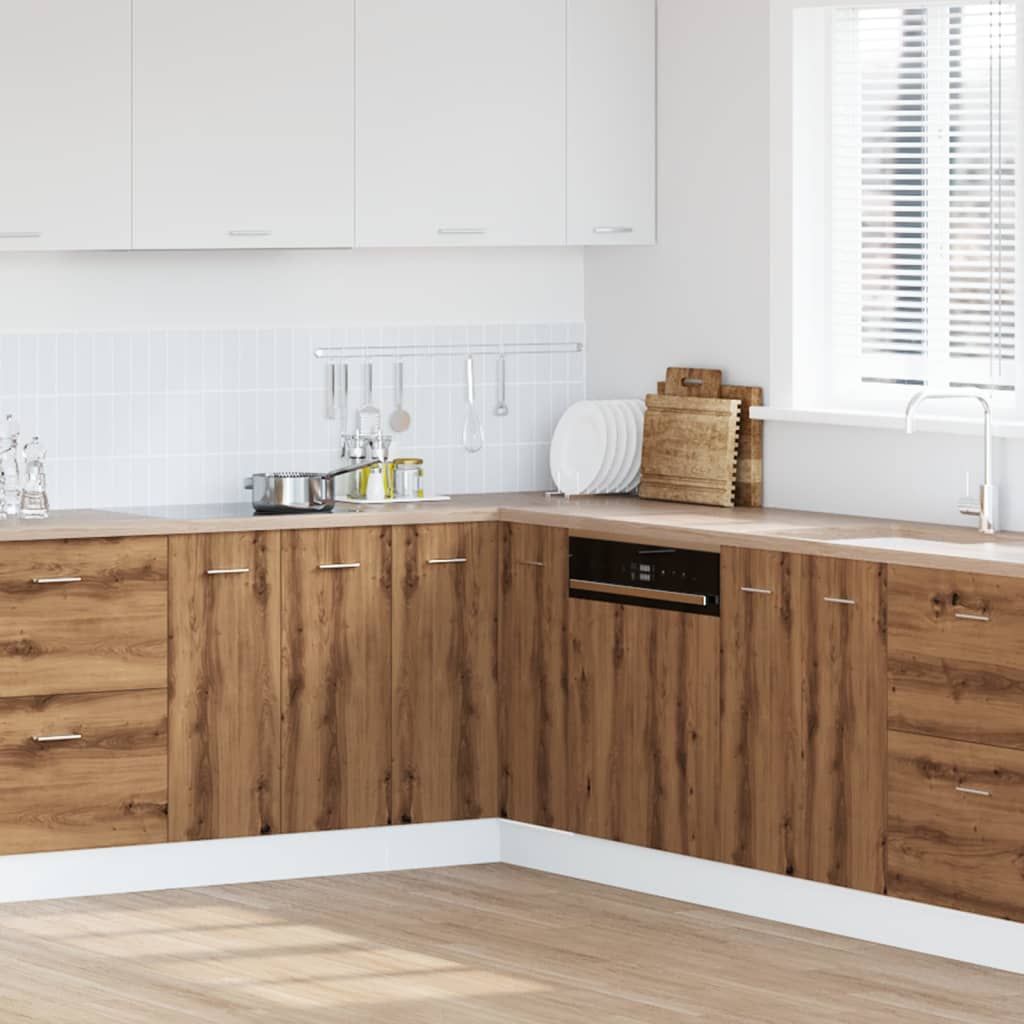vidaXL Kitchen Cabinet Lyon Artisan Oak 75.5x75.5x81.5 cm Engineered Wood