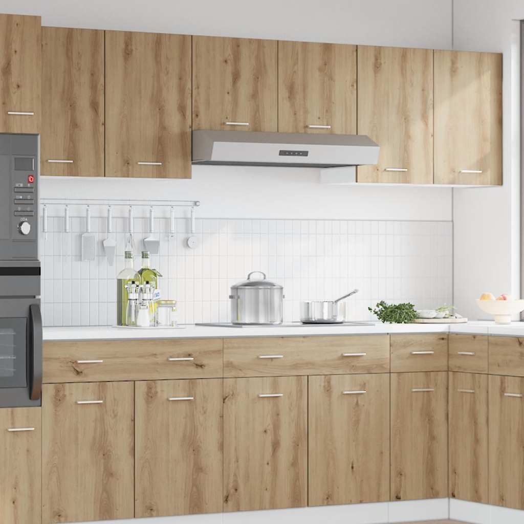 Hanging Cabinet Lyon Artisan Oak 50x31x60 cm Engineered Wood