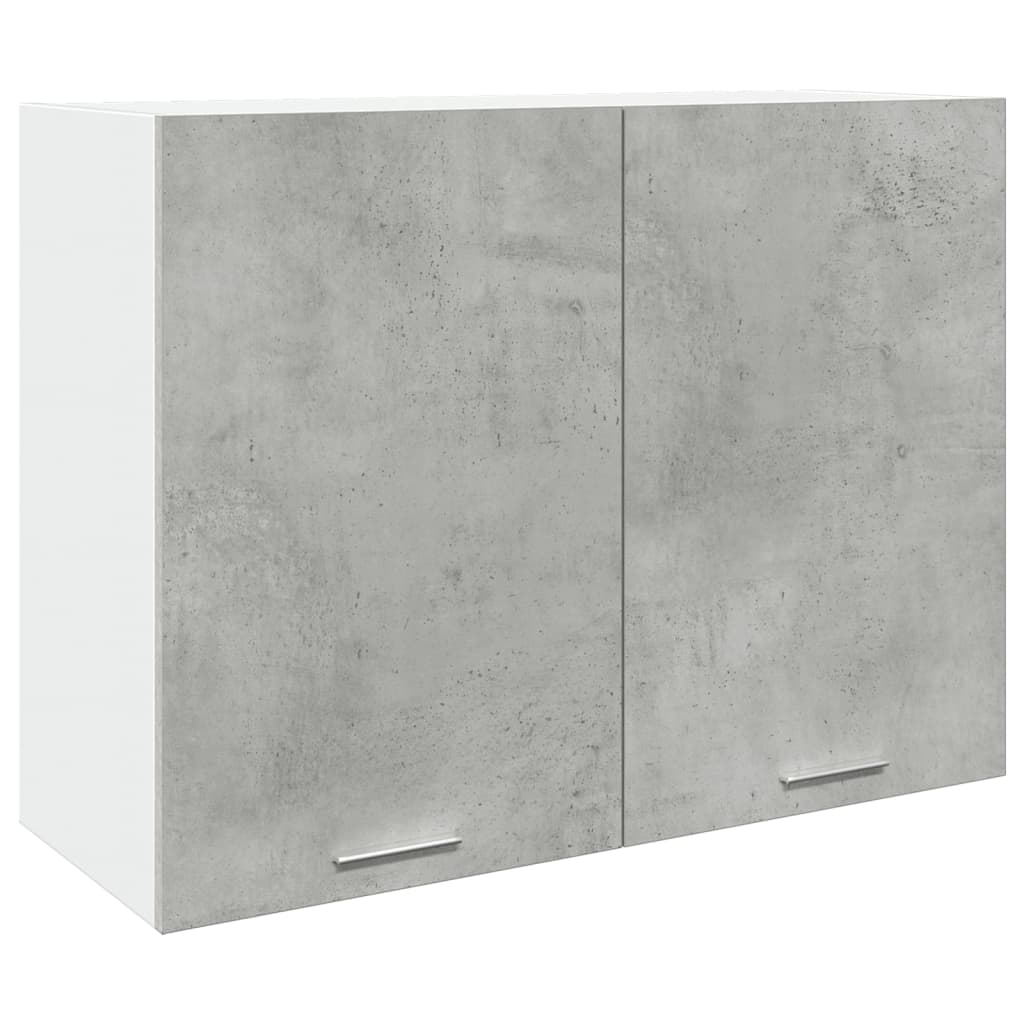 vidaXL Hanging Cabinet Concrete Grey 80x31x60 cm Engineered Wood