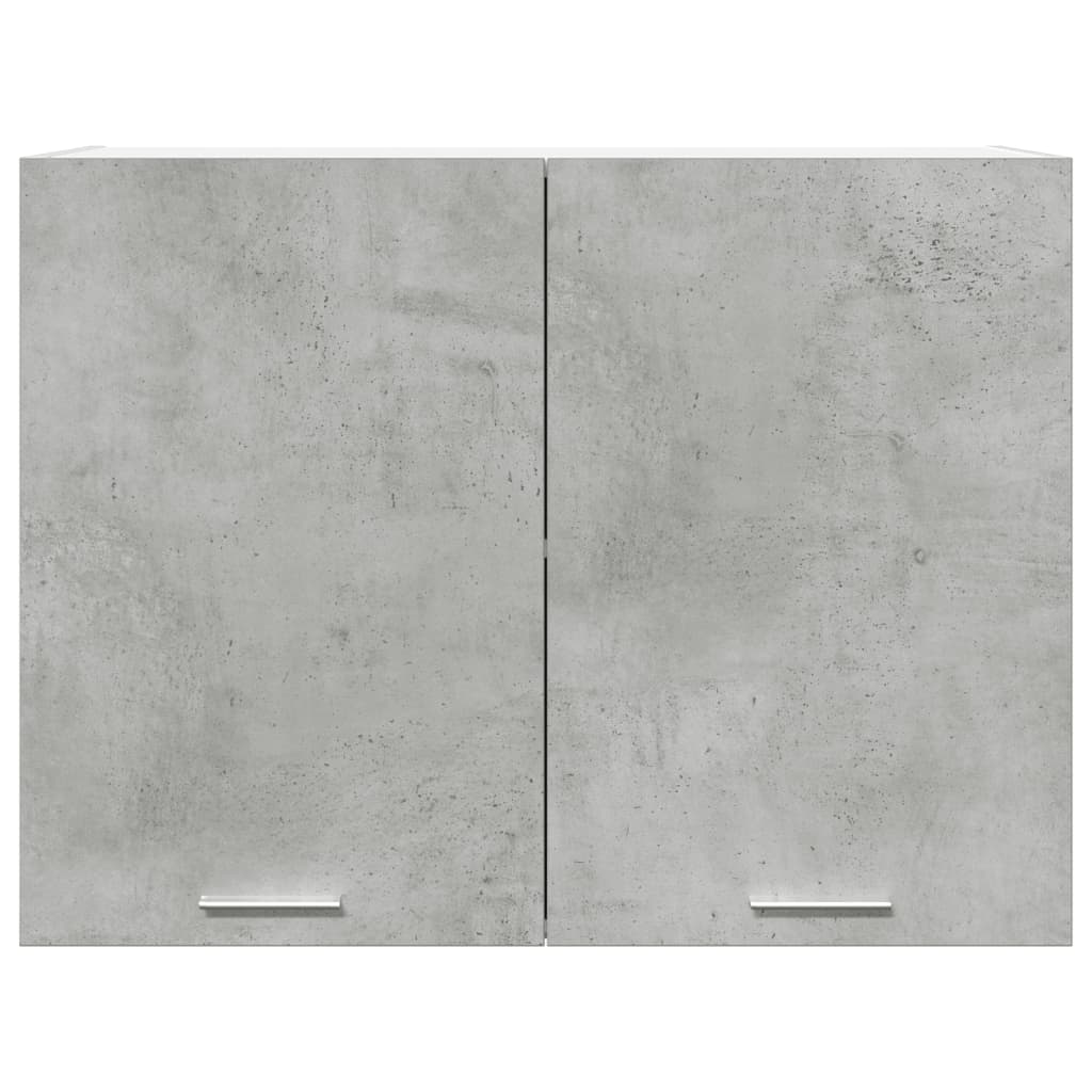 vidaXL Hanging Cabinet Concrete Grey 80x31x60 cm Engineered Wood