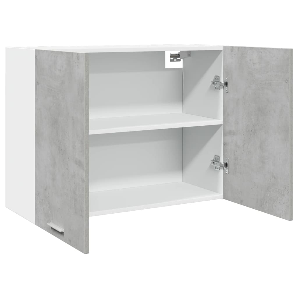 vidaXL Hanging Cabinet Concrete Grey 80x31x60 cm Engineered Wood