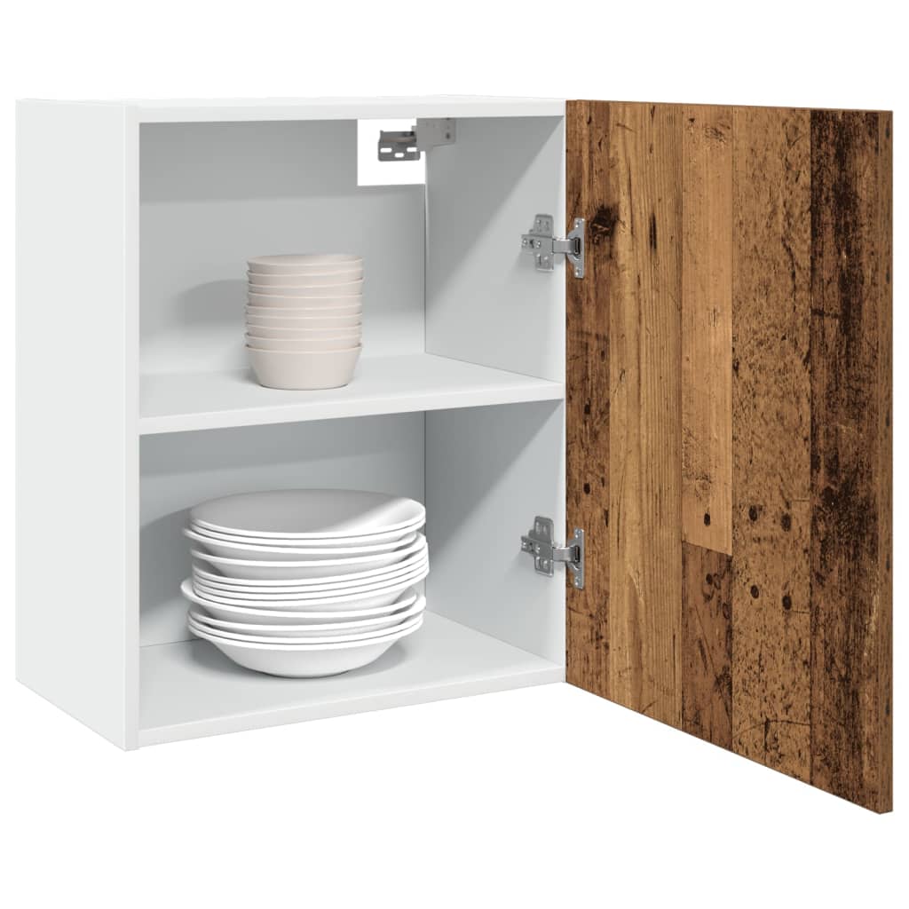 Hanging Cabinet Lyons 2 pcs Old Wood 50x31x60 cm Engineered Wood