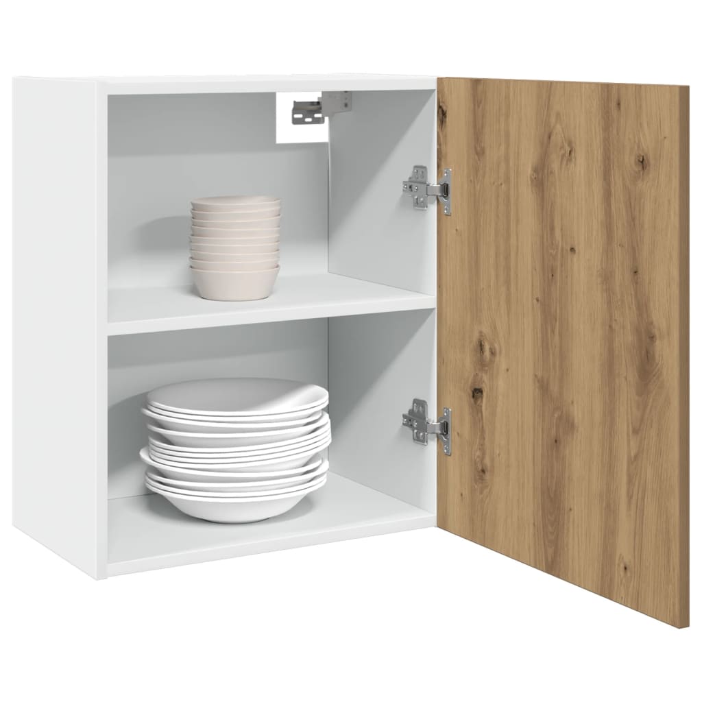 Hanging Cabinet Lyons 2 pcs Artisan Oak 50x31x60 cm Engineered Wood