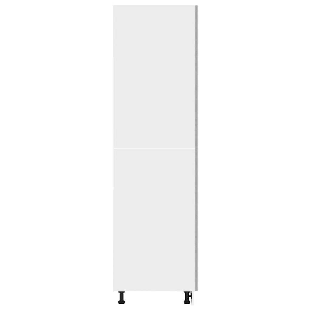 Refrigerator Cabinet "Lyon" Concrete Grey 60x57x207 cm