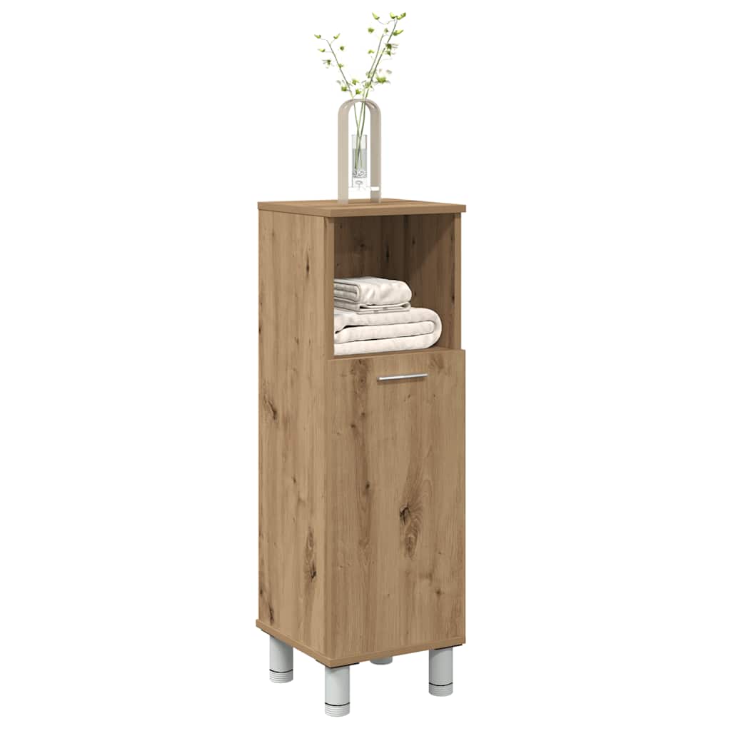 Bathroom Cabinet Artisan Oak 30x30x95 cm Engineered Wood