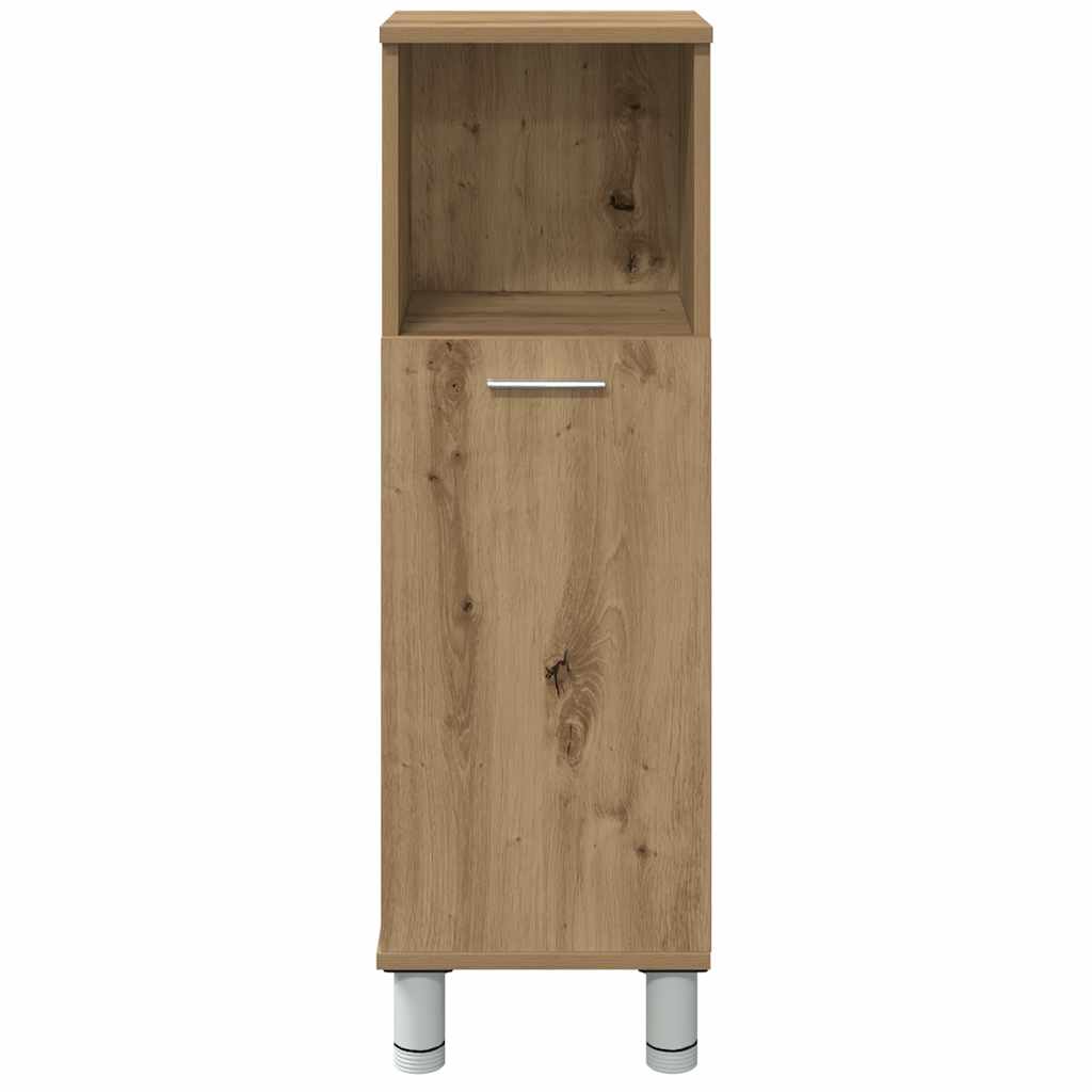 Bathroom Cabinet Artisan Oak 30x30x95 cm Engineered Wood