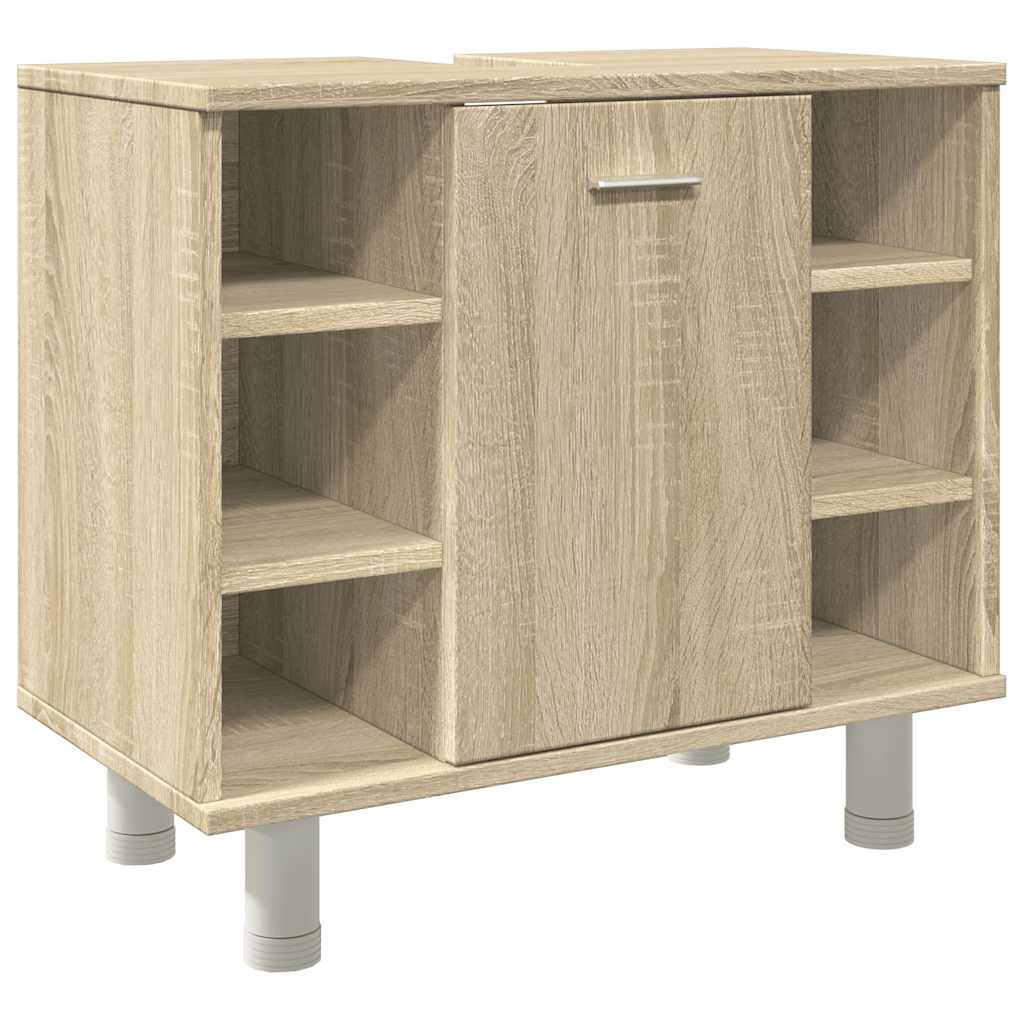 Bathroom Cabinet Sonoma Oak 60x32x53,5 cm Engineered Wood