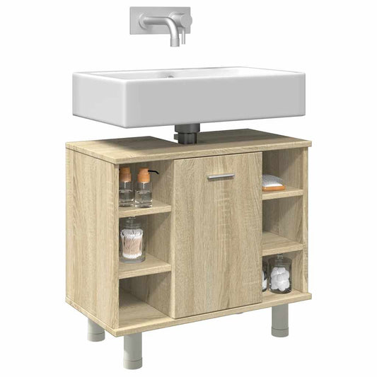 Bathroom Cabinet Sonoma Oak 60x32x53,5 cm Engineered Wood