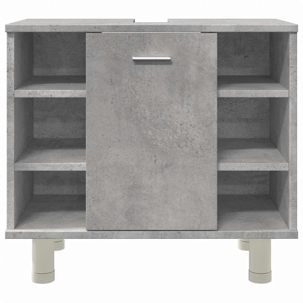 Bathroom Cabinet Concrete Grey 60x32x53,5 cm Engineered Wood