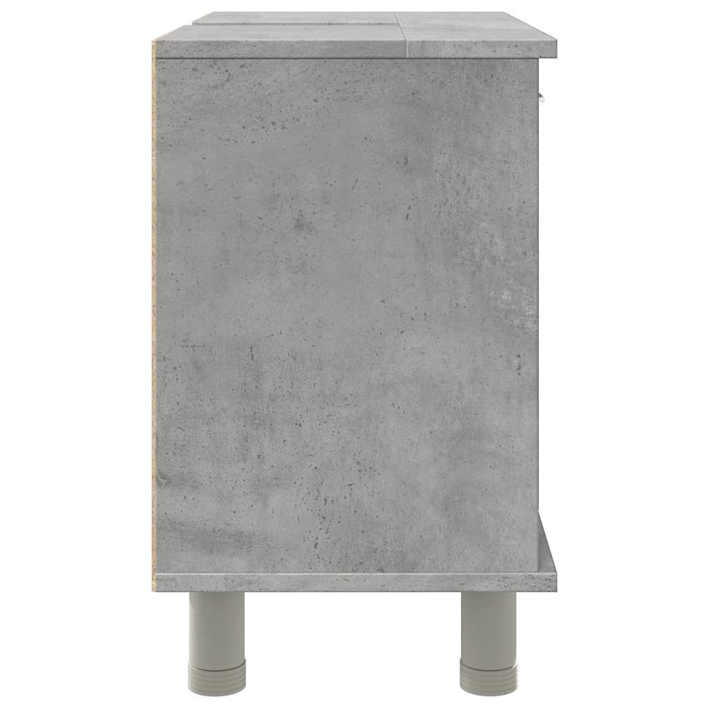 Bathroom Cabinet Concrete Grey 60x32x53,5 cm Engineered Wood