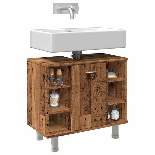 Bathroom Cabinet Old Wood 60x32x53,5 cm Engineered Wood