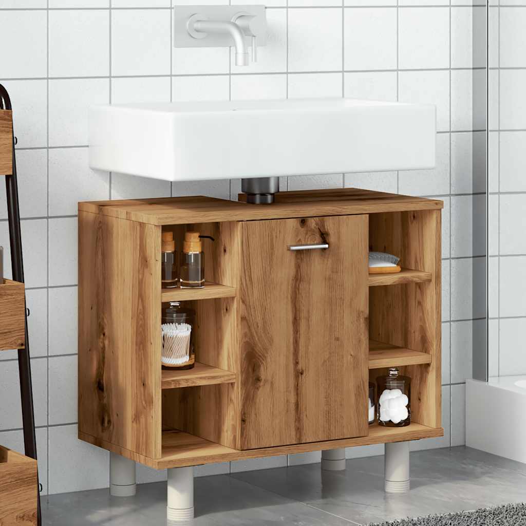 Bathroom Cabinet Artisan Oak 60x32x53,5 cm Engineered Wood