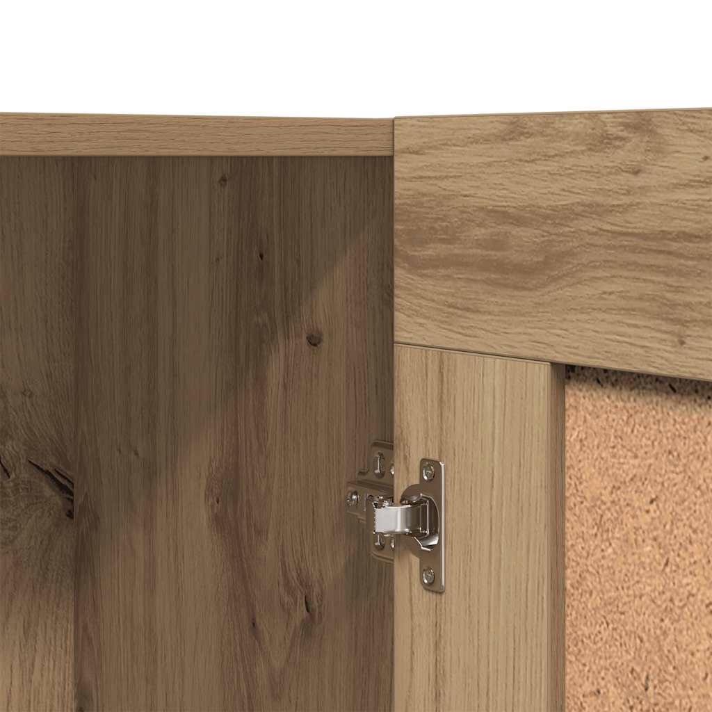 Book Cabinet Artisan Oak 82,5x30,5x80 cm Engineered Wood